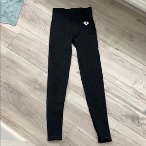 black high waisted leggings
